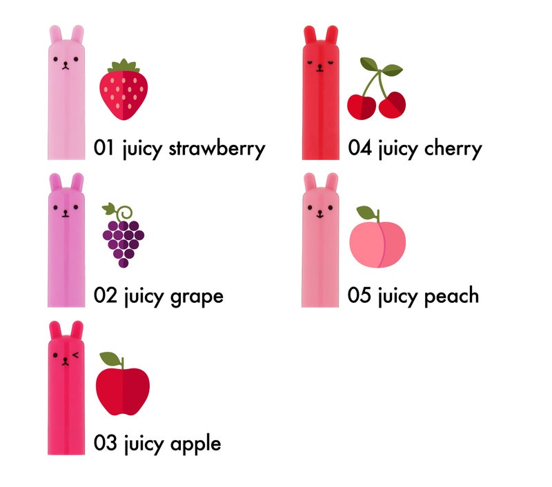 TONYMOLY Petit Bunny Lip Gloss for Women, Long Lasting Lip Crayon, Korean Lips Gloss, Vitamin E Enriched, Soften & Moisturize Lips, 3 pk - Image 3